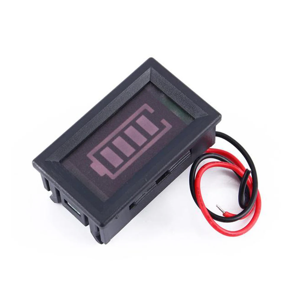 12V Светодиодный индикатор батареи измерительный прибор для свинцово кислотной