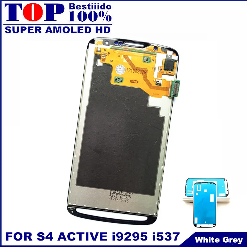 AMOLED lcd S Замена для samsung Galaxy S4 Active i9295 i537 телефонов ЖК дисплей сенсорный экран