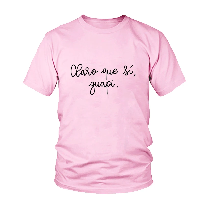 

Fashion Summer Women T-shirts Short Sleeve Shirt Casual O-neck Hipster Street Spanish Letter Print White Female T-shirt Top Tees