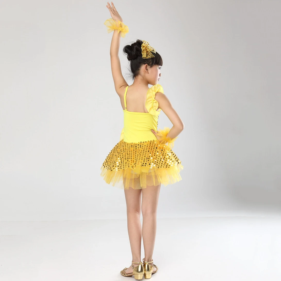 Летний костюм для латиноамериканских танцев девочек от 2 до 8 9 10 12 14 лет детское