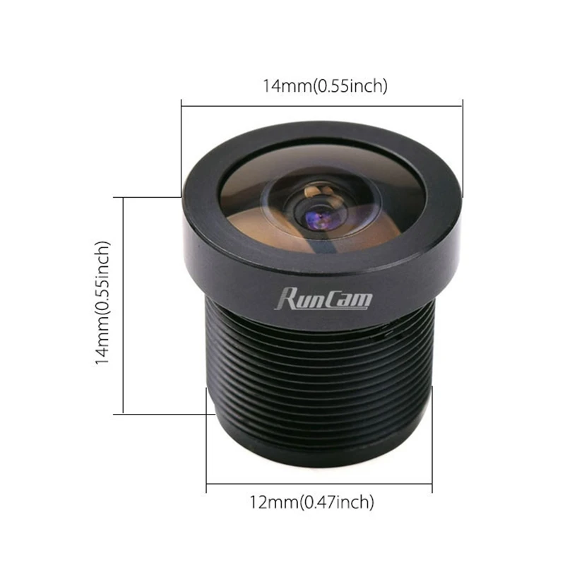 Новое поступление RunCam Swift FOV M12 2 3 мм 150 градусов широкоугольный FPV объектив камеры
