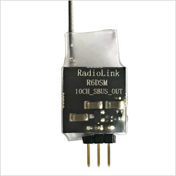 RaRdiolink R6DSM 2.4GHz 10CH DSSS FHSS Receiver for AT9 AT9S AT10 AT10II PPM SBUS Output | Игрушки и хобби