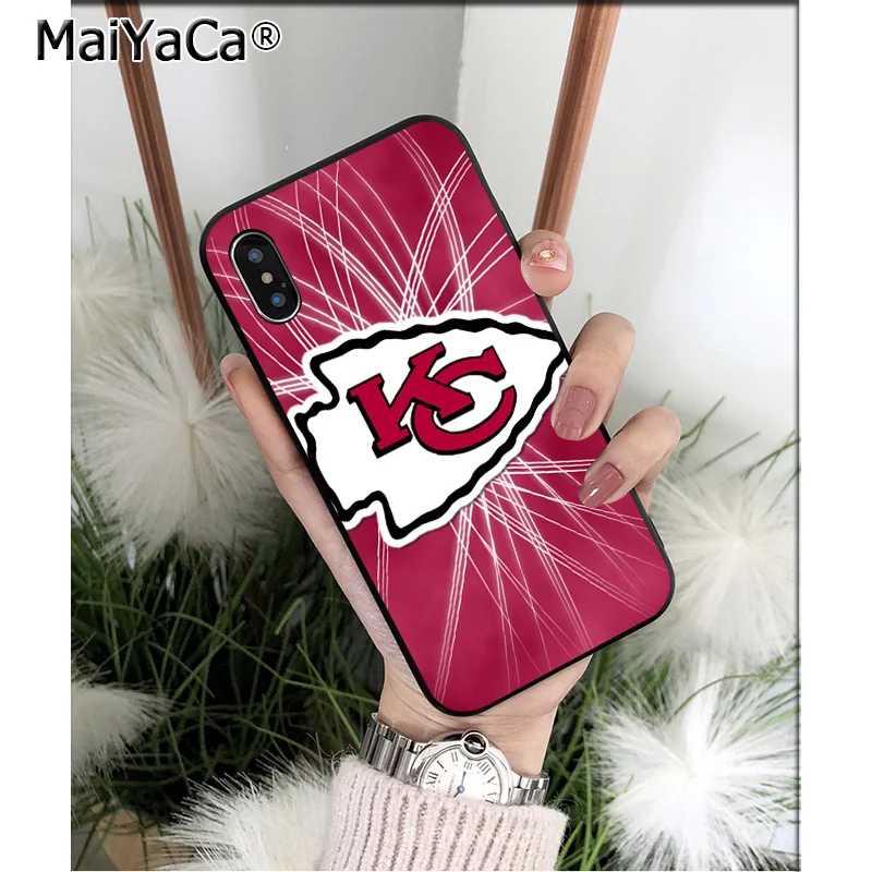 A4 MaiYaCa Kansas City Chief ТПУ Мягкие аксессуары для телефонов чехол для телефона для iPhone X XS MAX 6 6s 7 7plus 8 8Plus 5 5S SE XR - Цвет: A4