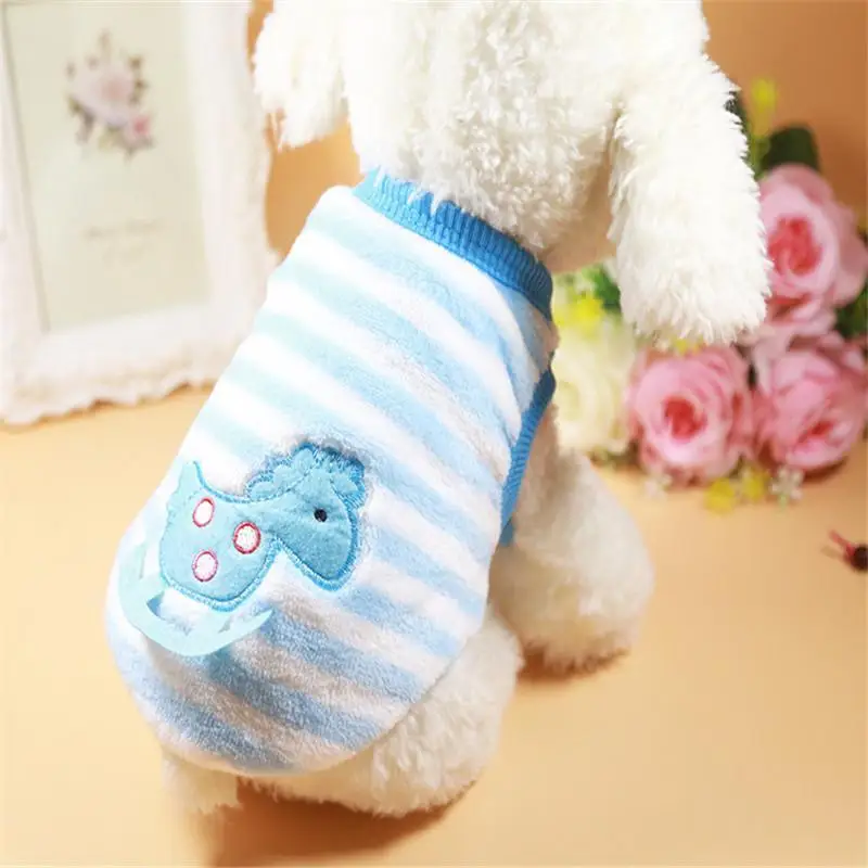 Dog Teddy Cat Soft Warm Small Coat Puppy Pet Clothes Fashion Double Thick Milk T Shirt Cheap Apparel |