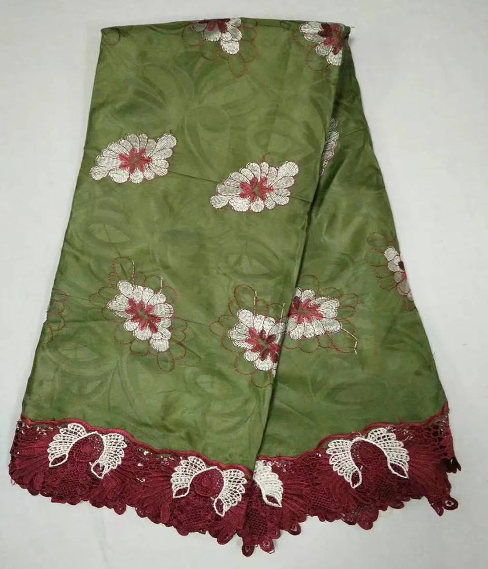 NABZ-14 Новый Нигерии парча Дамаск жаккардовые ткани для платья вышивка африканский