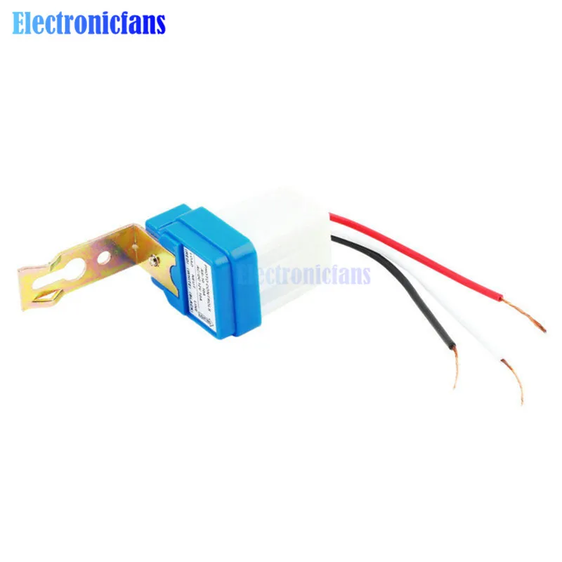 Автоматический переключатель уличного света для фотоэлемента DC AC 12V 50-60Hz 10A фото управление фотопереключатель датчик переключатель