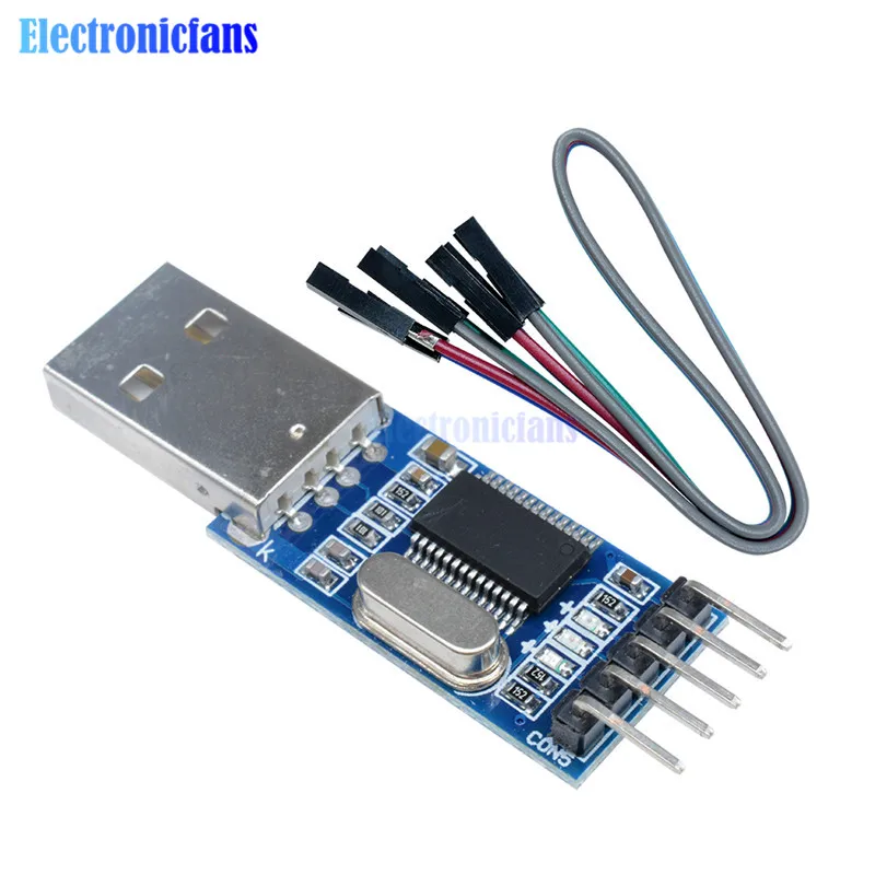 Модуль адаптера PL2303 USB в RS232 TTL 2 комплекта PL2303HXA модуль платы для загрузки 4