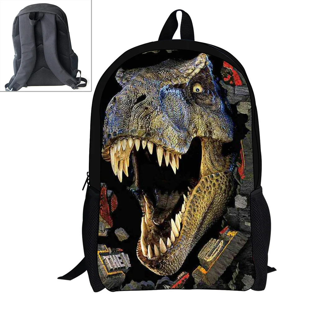 Fashion Preschool 3D Animal Backpacks Dinosaur Bags For Kids Boys Tyrannosaurus Bag Kindergarden Teenagers Gifts | Багаж и сумки