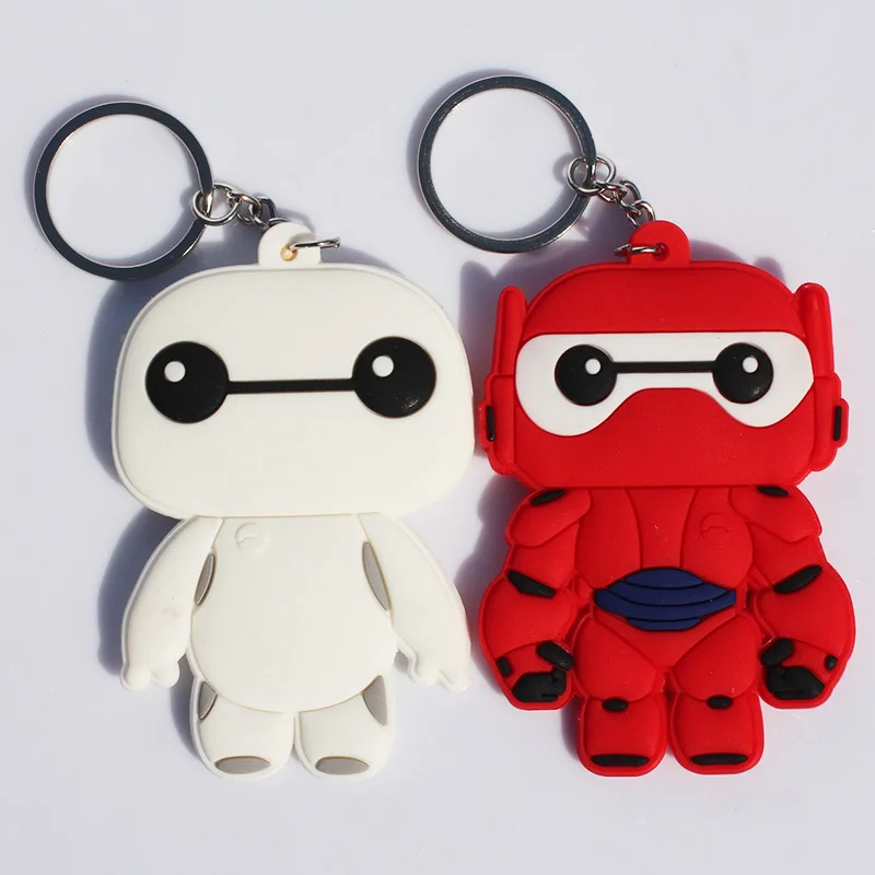Цепочка для ключей Big Hero 6 Baymax 8 7 см Модная хлопковая цепочка подвеска в стиле