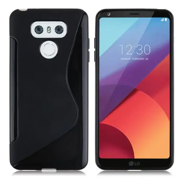 For LG G5 Grip S line Wave Soft TPU Gel Jelly Clear skin Cell Phone back cover case Anti Fall cases Coque |