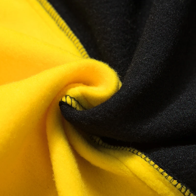 

New Men Sweatshirt Casual Loose Hooded Color matching Sweatshirt Hip-pop Cozy Material Man Clothes S-XXL