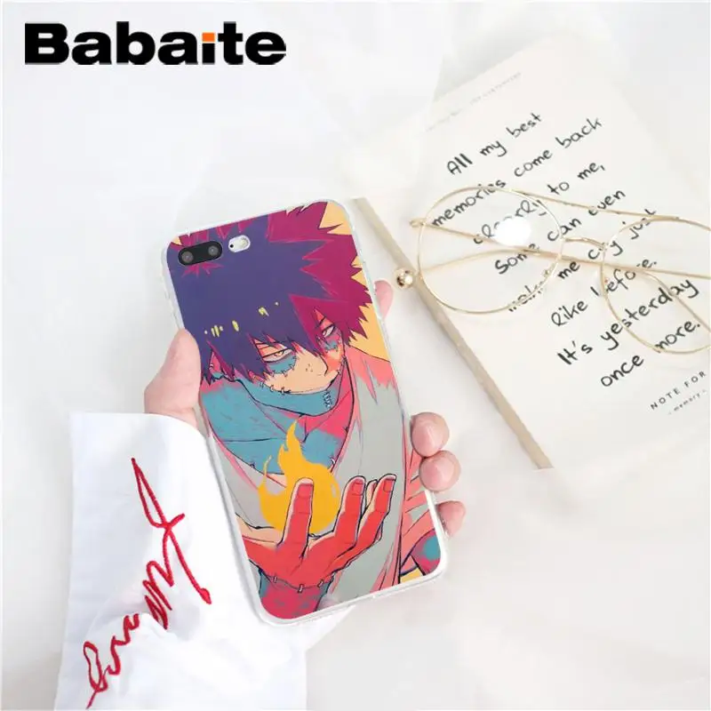 A12 Babaite Dabi Boku no My Hero Academia TPU Soft Silicone Phone Case for iPhone 5 5Sx 6 7 7plus 8 8Plus X XS MAX XR 10 Case - Цвет: A12
