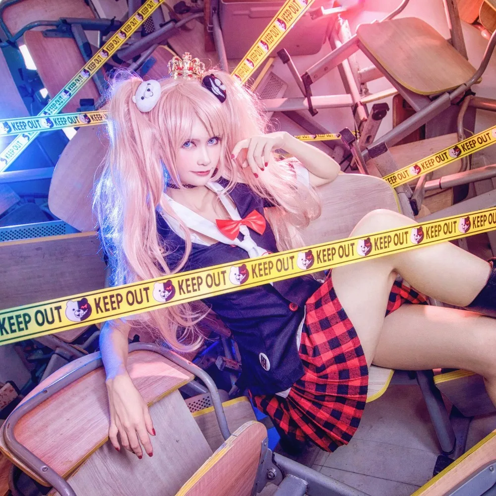 VEVEFHUANG Danganronpa Косплэй Дзюнко Эносима костюмы из японского аниме выполненный на