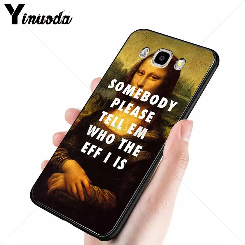 Yinuoda классический художественный Memes цитаты Мягкий Силиконовый ТПУ чехол для