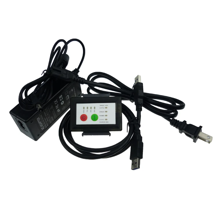Двойной SATA2.0 до USB3.0 ключ Поддержка SATA HDD CD-ROM CD-R поддержка с одним касанием