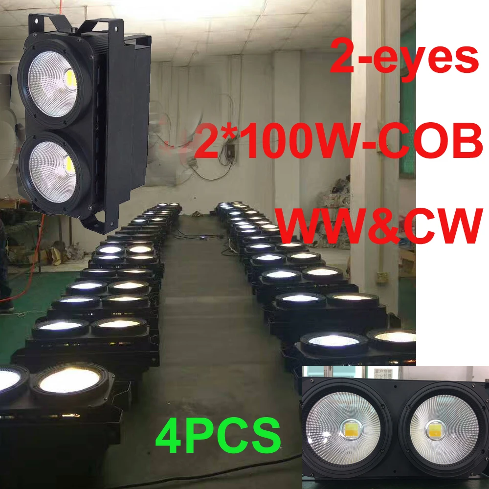 4pcs-pack COB аудитории светильник led мыть с новой уникальной технологией рассеивания