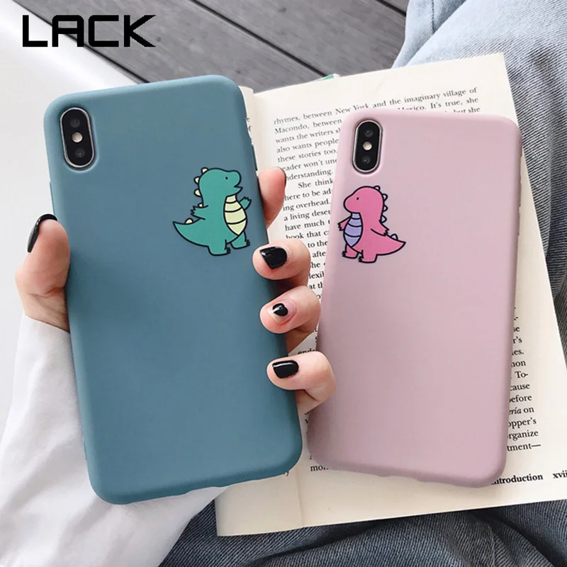 Милый мультяшный чехол для телефона для iphone 8 Plus 6 6S 7 X с милым динозавром для iphone Xs max XR Capa