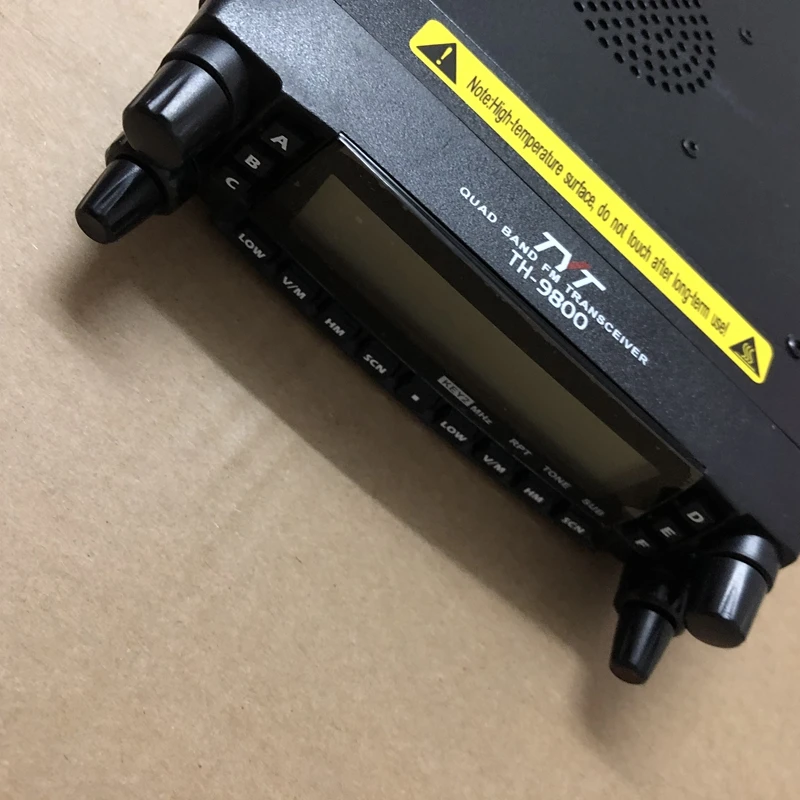 TH-9800 автомобилей Мобильный трансивер Four Band 50 Вт мощности Quad полосное мобильное