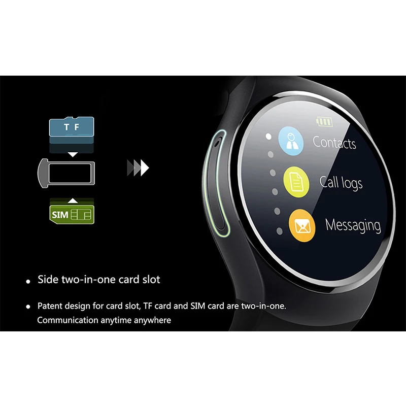 Itormis Bluetooth Smart Часы Smartwatch sim-карты телефон часы с Heart rate Фитнес трекер Шагомер для IOS