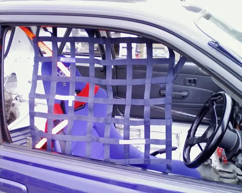 Тюнинговая монстра 2" x 17" Автомобильная защитная сетка для окон гоночный Дрифтинг ралли автомобильный сетевой протектор Красный Черный