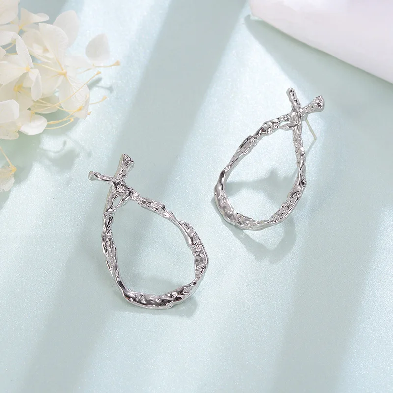 Shineland кольцо геометрические серьги неправильной формы Модные Цветные Винтажные