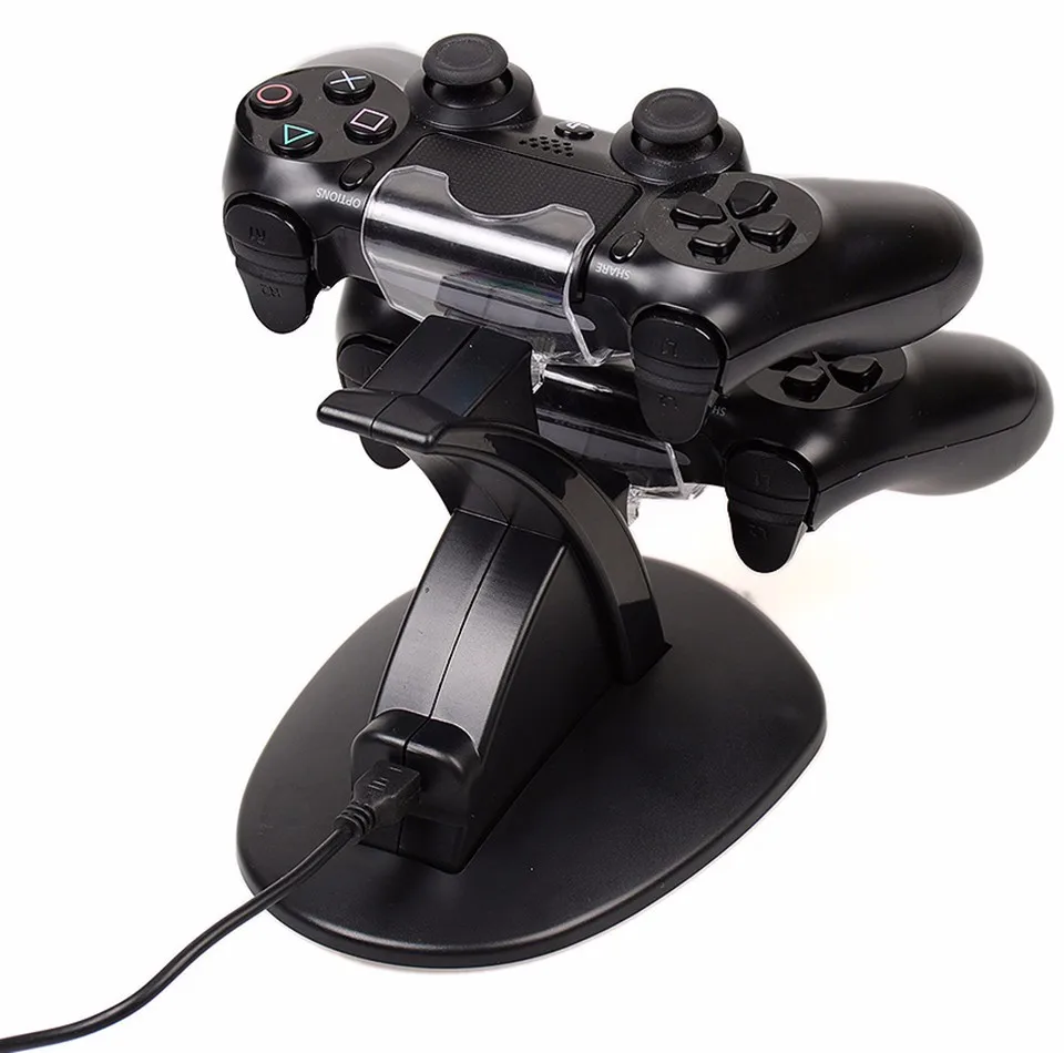 Двойная зарядная станция USB подставка для PS4 аксессуары контроллеров SONY Playstation 4
