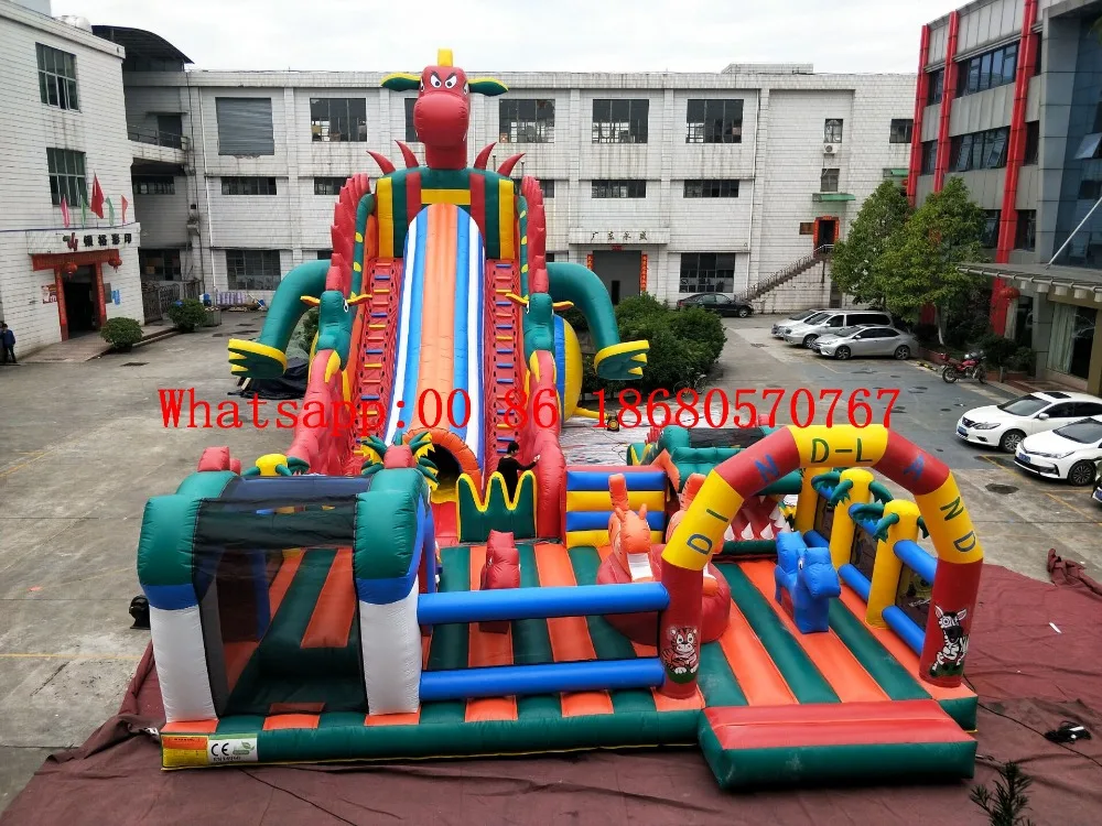 (Китай Гуанчжоу) Прямая поставка с завода надувная горка/замок/батут/горка для