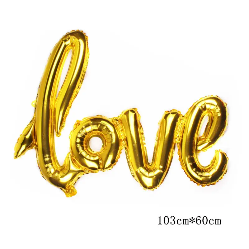TSZWJ Новый сиамский любовный алюминиевый воздушный шар для свадебной вечеринки