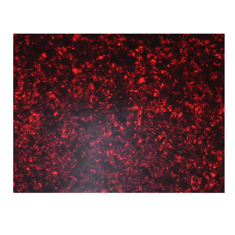 

Калибр 0,46 мм перламутровый красный лист Целлулоида 300x700 мм для выбора защитного листа пользовательские вставки гитарный выбор Luther
