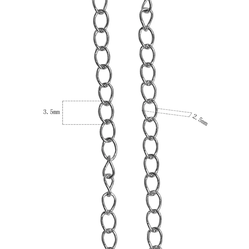 Женская объемная цепь Beadsnice ID36390 из стерлингового серебра|Ювелирная фурнитура и