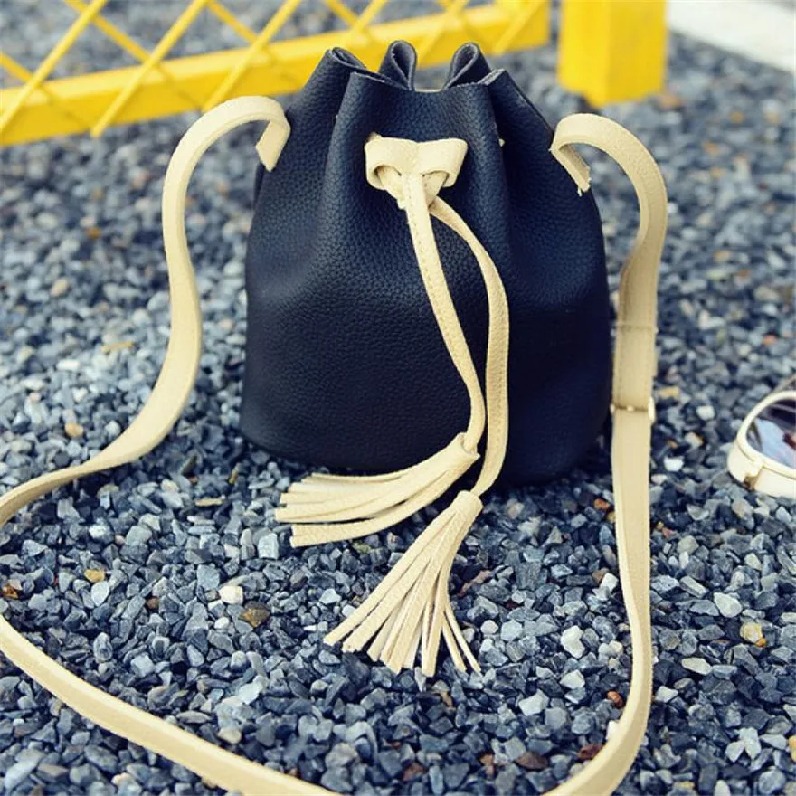 MOLAVE сумки женские твердые для Для женщин ведро новой сумка Ленточки Drawstring