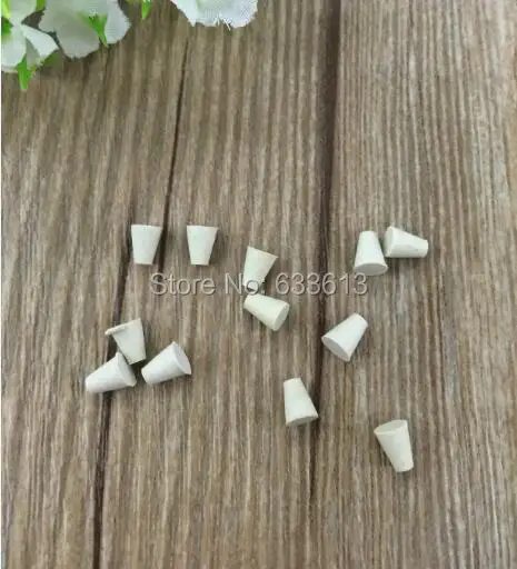 

100pcs/lot white rubber plug for bottles Vials charms