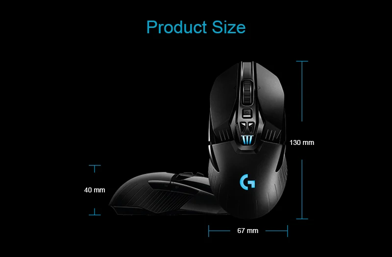 Беспроводная игровая мышь logitech G903 LIGHTSPEED 12000 MAX dpi для геймера мыши