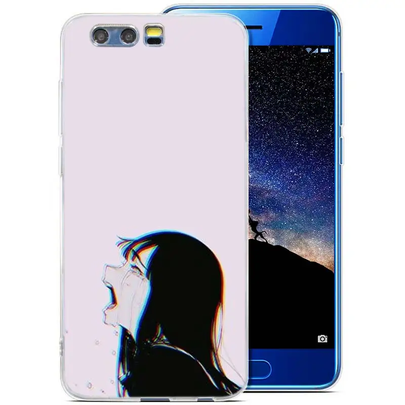 12 Чехол аниме для huawei Honor Play 10 9 9i 8C 8X8 7X 6A 6X lite 6C Pro TPU силиконовый чехол для телефона LEWD Sad японский - Цвет: 12