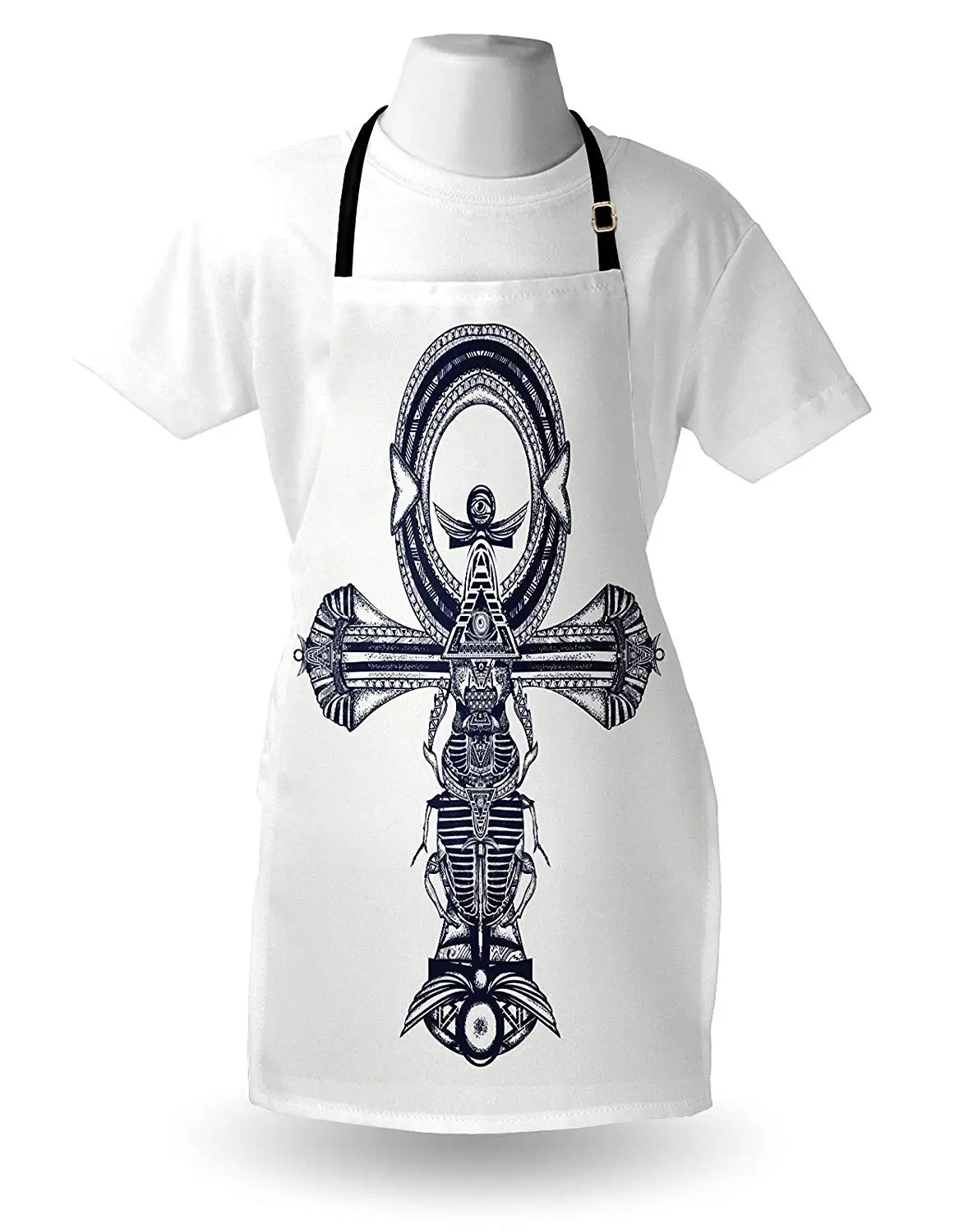 Фартук Ankh Sacred Egyptian Symbol Татуировка Crux узор вечная жизнь символ миф Глаз Гора кухонные аксессуары приготовления выпечки