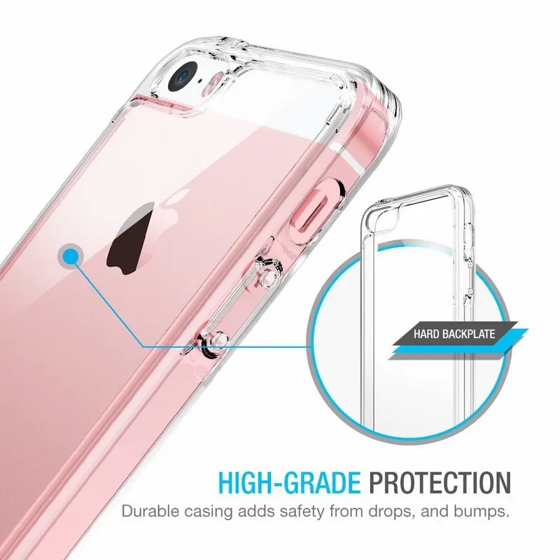 Чехол Portefeuille для Coque iPhone SE прозрачные защитные чехлы Apple 5 XS 5SE 7 8 X iPhon 5s Жесткий |