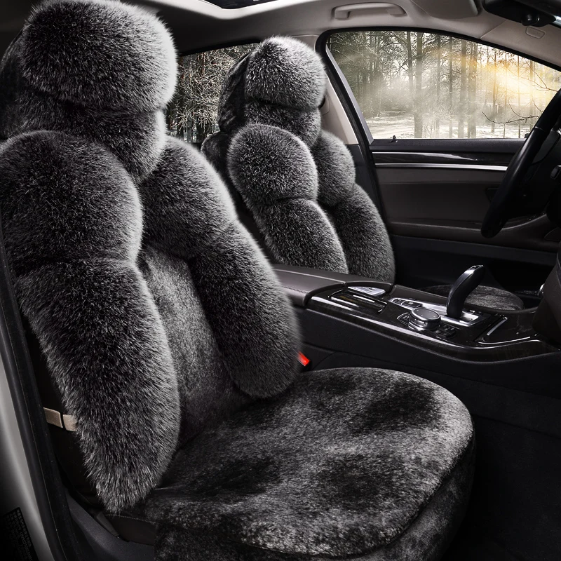 New Keep warm Long plush Car Seat Covers Car Seat Cushions Car pad,auto seat cushions For Audi A3 A4 A5 A6 A7 Series Q3 Q5 Q7 SU