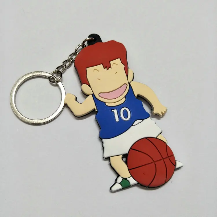 1 шт. 8 см Rukawa Kaede Hanamichi Sakuragi аниме-брелок для ключей ПВХ фигурка брелок милые