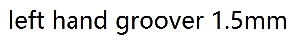 lefthand groover 15d Профессиональный нержавеющей стали регулируемый кожаный крафт Edger Creaser Skiving Инструмент - Цвет: lefthand groover 15d