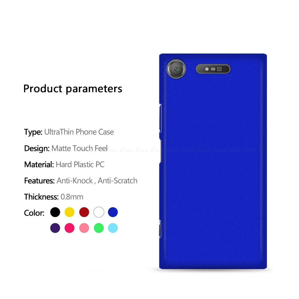 Матовая жесткая задняя крышка для sony Xperia 1 5 10 Ace XZ1 XZ2 XZ3 XZS XZ Premium Compact XA2 XA1 XA Plus Ультратонкий чехол для телефона