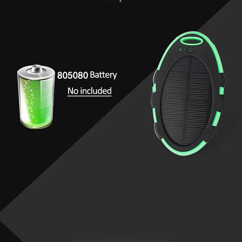 BAKEEY два порта usb 4000 мАч Солнечный блок питания чехол СВЕТОДИОДНЫЙ Набор DIY коробка противоскользящая Внешняя Солнечная Панель зарядное устройство ing зарядное устройство