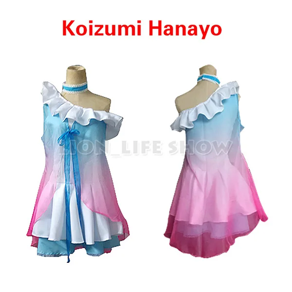 Японское аниме Love Live School Idol проект Kotori Minami косплей костюм набор по индивидуальному заказу - Цвет: Koizumi-Hanayo