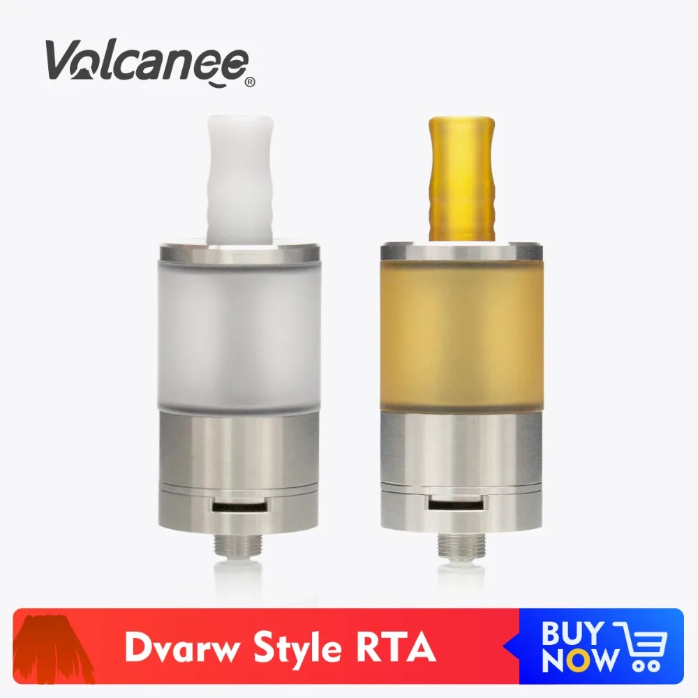 Атомайзер Volcanee Coppervape Dvarw MTL Style RTA емкость 5 мл из нержавеющей стали с AFC|Атомайзеры