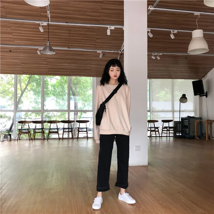 Mooirue Весна Лето Джинсы Femme Harajuku гладкие Высокая талия прямые тонкие джинсовые штаны Женские базовые синие брюки