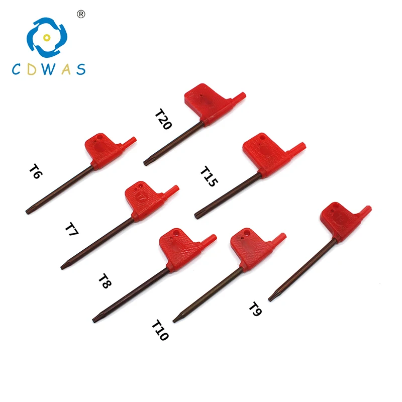 Ключ шестигранный T6/T7/T8/T9/T10/T15/T20 стандартный Torx для держателя инструментов с ЧПУ