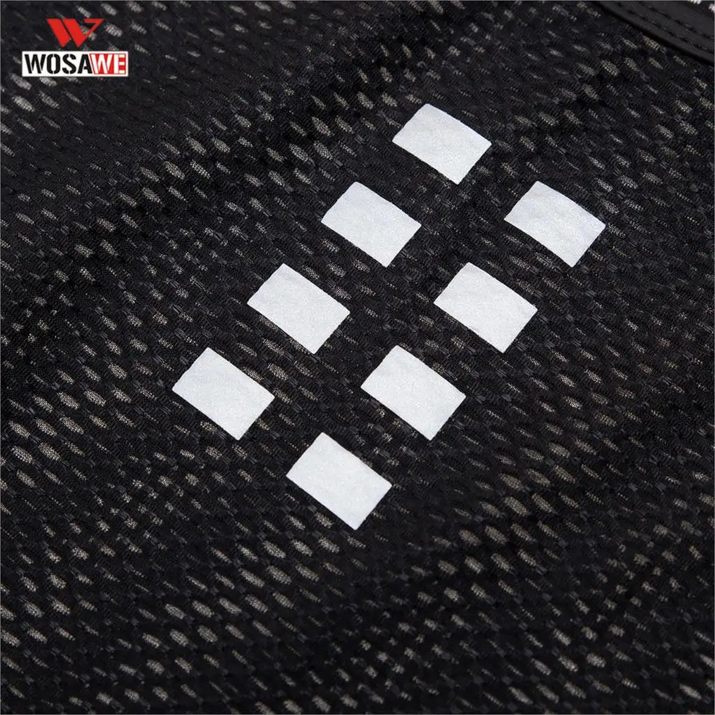 WOSAWE Мужские майки сетка без рукавов высокая эластичность нижнее белье мотоцикл