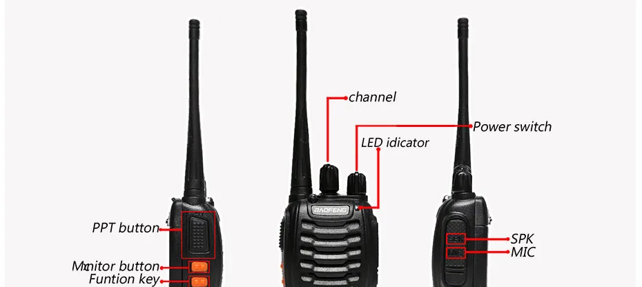 2 шт. Baofeng BF-888S портативная рация 5 Вт ручной Pofung bf 888 s UHF 400-470 МГц 16CH двухсторонний портативный любительский 2 рации baofeng 888 рация для охоты