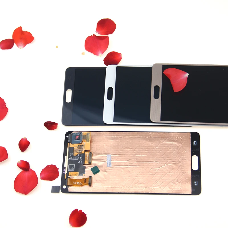 AMOLED LCD для SAMSUNG Galaxy Note 4 дисплей Note4 N910 сенсорный экран дигитайзер N910A N910F N9100 Super Amoled |
