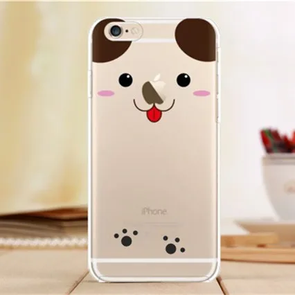 Free shipping cute ultra thin transparent painting cover soft TPU silicone case for apple iphone 5 5s lovely pouch 12 colors |