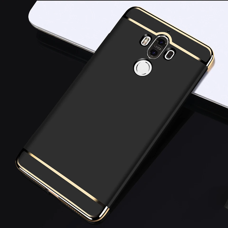 Гибридный жесткий чехол 3 в 1 для Huawei Mate 8 9 10 ProP8 P9 Lite 2017 Honor 6A 7X блестящий